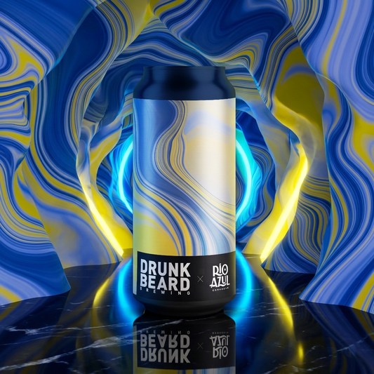 DRUNKBEARD X RIO AZUL - Donde la Costa Suena NEIPA - Can - 44cl