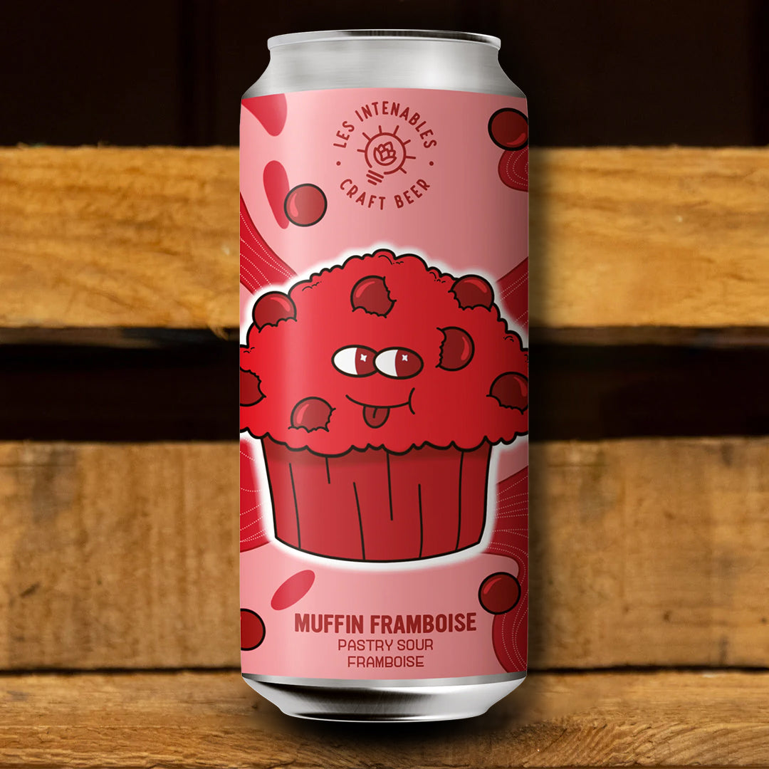 LES INTENABLES - Muffin Framboise - Pastry Sour - Can - 44cl