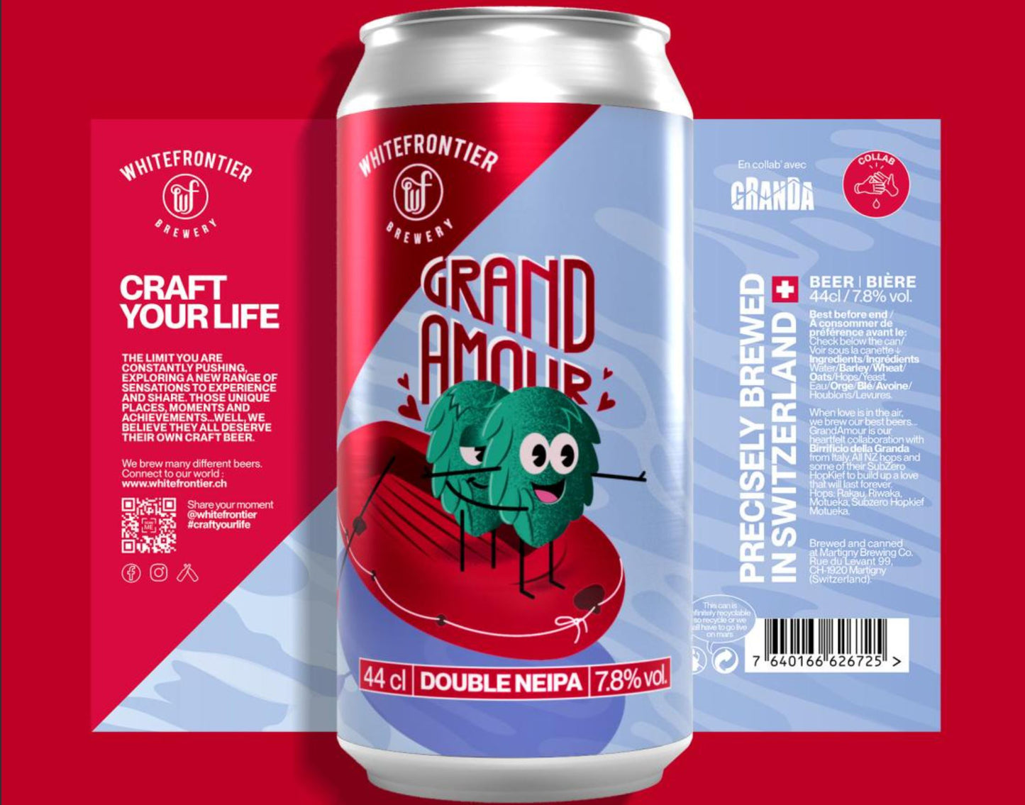 WHITEFRONTIER X GRANDA - N.E. DIPA - Can - 44cl