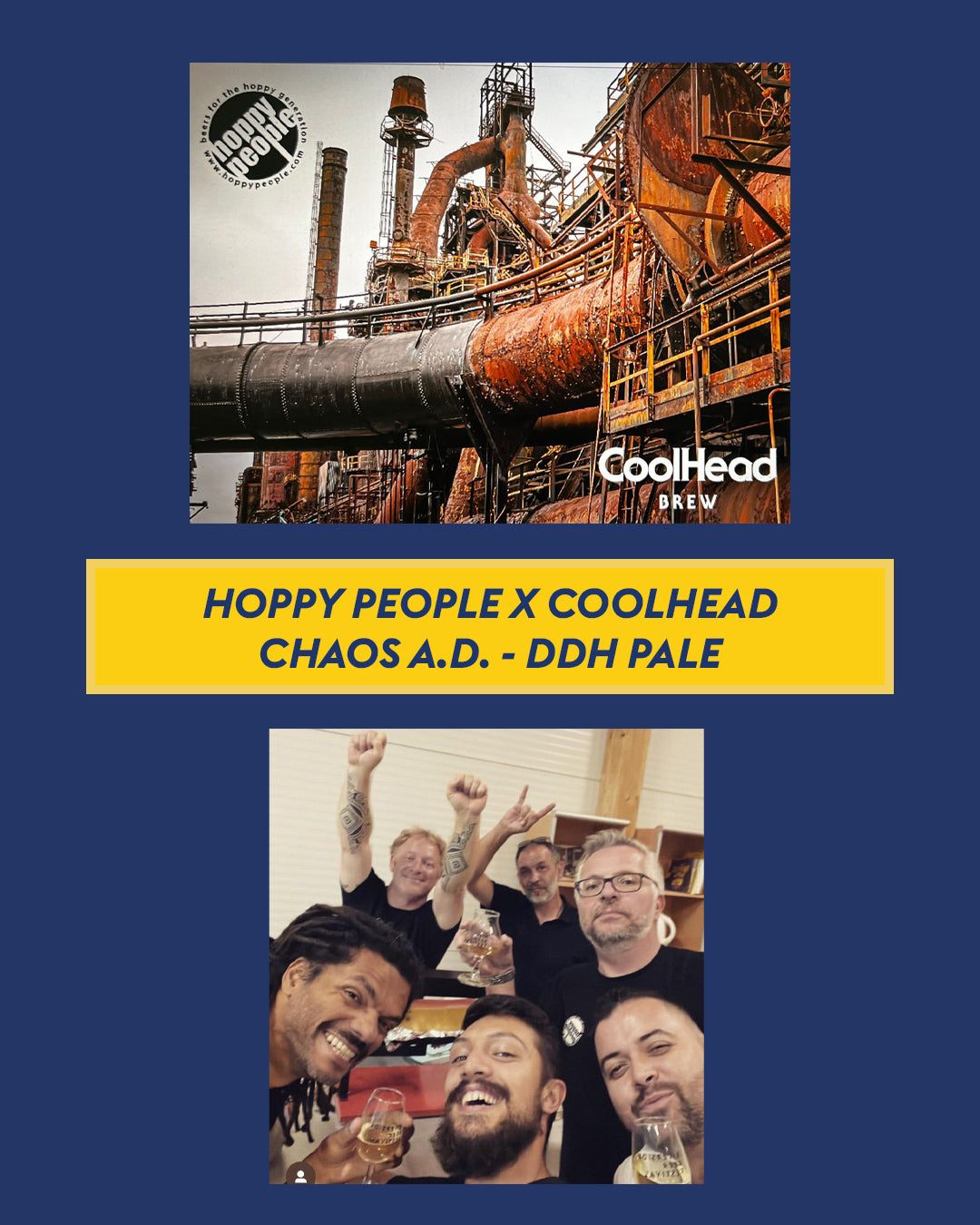 BREWERY OF THE MOMENT: HOPPY PEOPLE - DDH COLLAB TRIO!