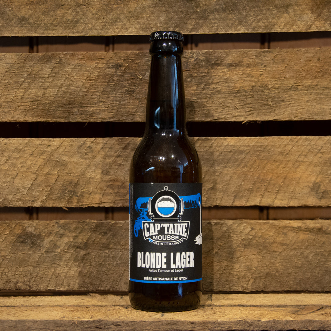 CAP'TAINE MOUSSE - Blonde Lager - Bte - 33cl