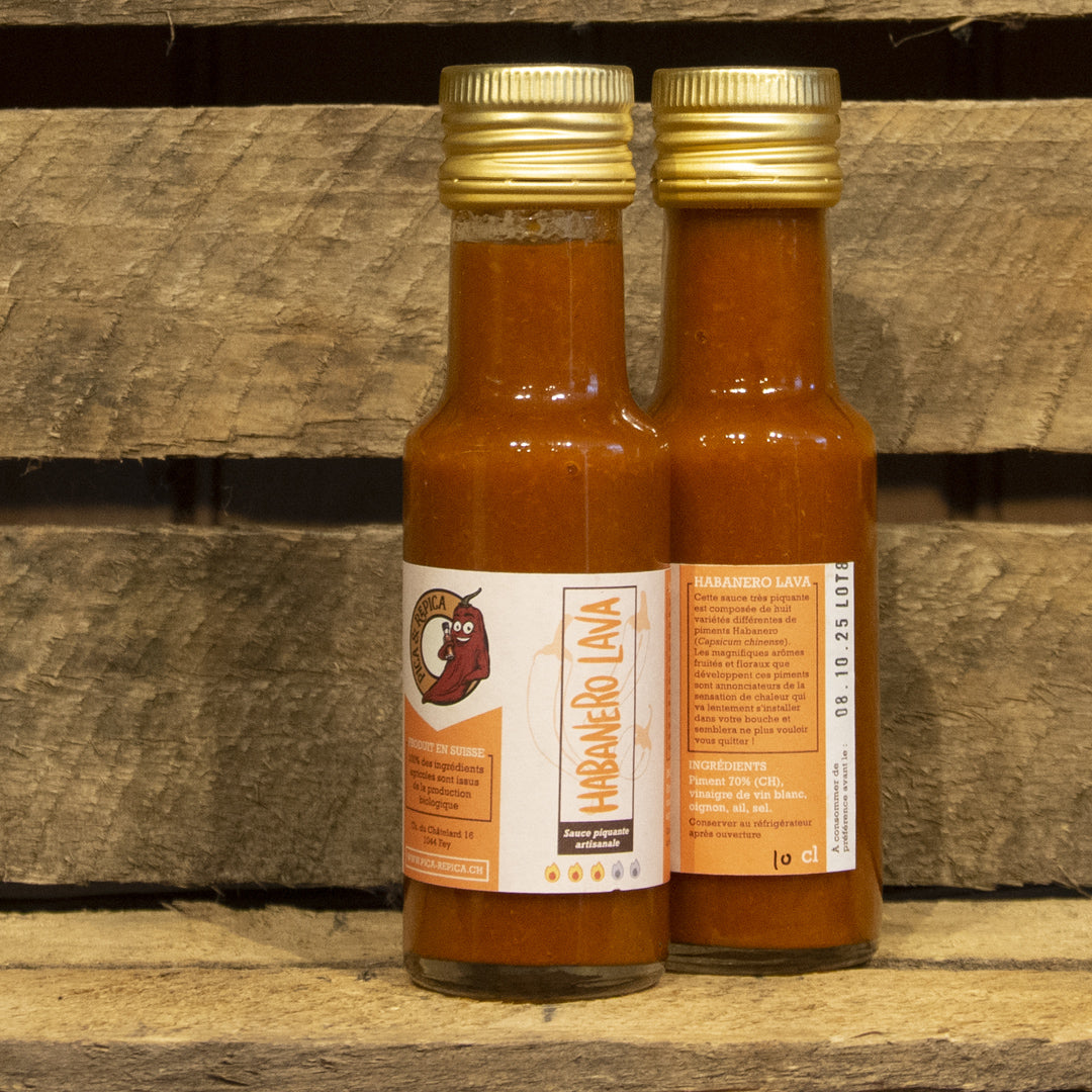 PICA & REPICA - Habanero Lava - Sauce Piquante Artisanale - Bte - 10cl