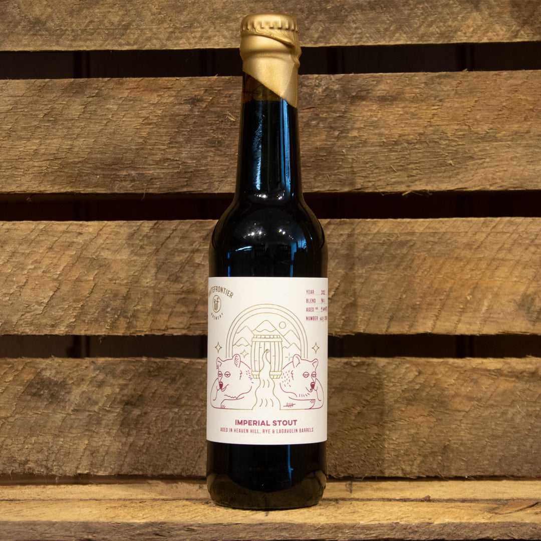 WHITE FRONTIER - Imperial Stout BA Blend 1 - Heaven Hill Lagavulin and Rye - Bte - 33cl