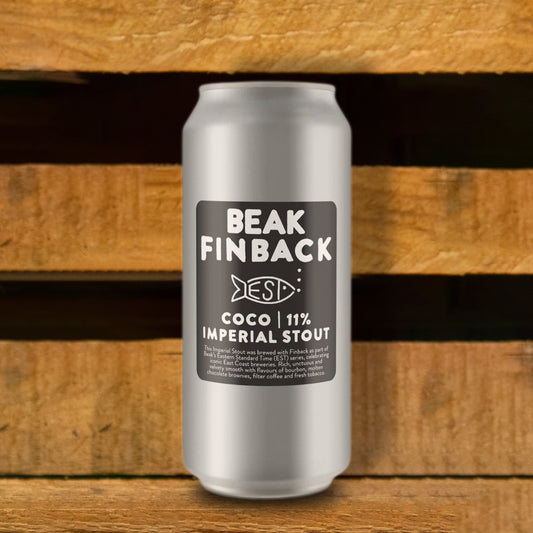 BEAK - FINBACK - EST Coco - IMPERIAL STOUT - Can - 44cl