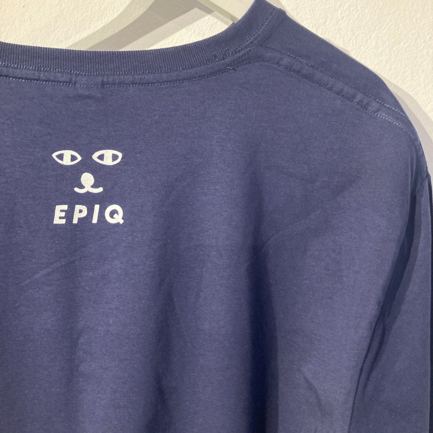 EPIQ - Negative Cat Scratch Jersey T-shirt - Bleu