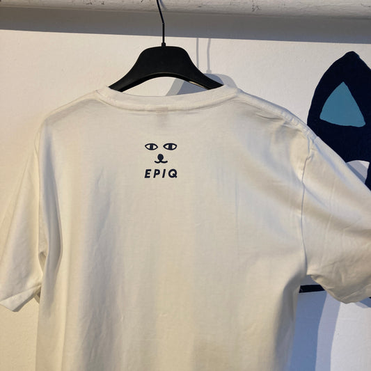 EPIQ - Original Cat Jersey T-shirt - Blanc