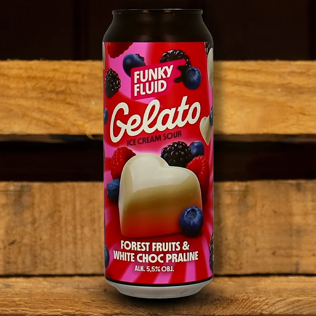 Funky Fluid - Gelato - Forest Fruits White Choc Praline - Can - 50cl
