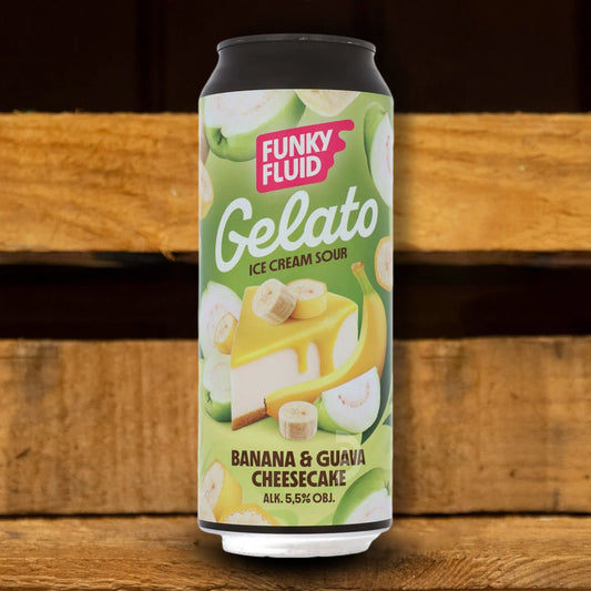 FUNKY FLUID - GELATO BANANA GUAVA CHEESECAKE - Can - 50cl
