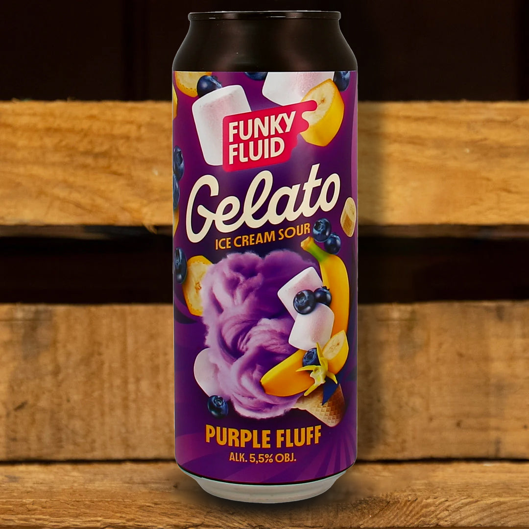 FUNKY FLUID - Gelato Purple Fluff - Pastry Sour - Can - 50cl