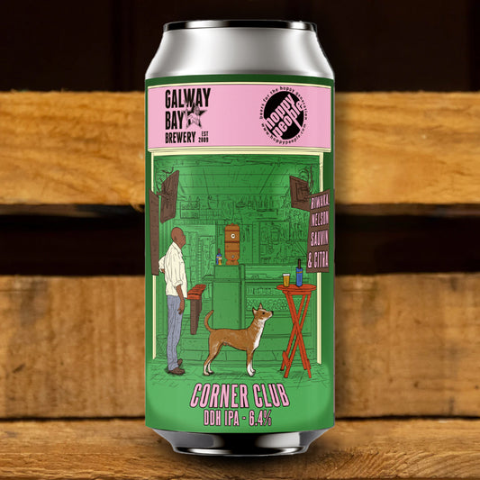 GALWAY BAY X HOPPY PEOPLE - Corner Club HAZY IPA - Can - 44cl
