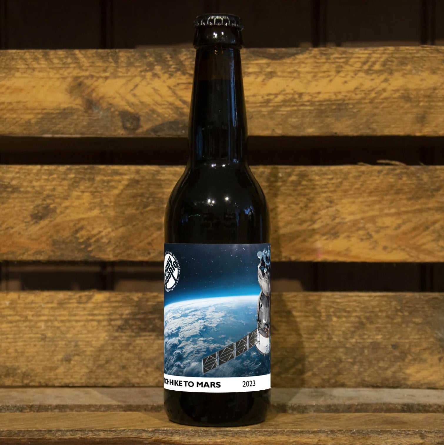 HOPPY PEOPLE - Hitchhike to Mars - BA BARLEYWINE - Bte - 33cl - EPIQ