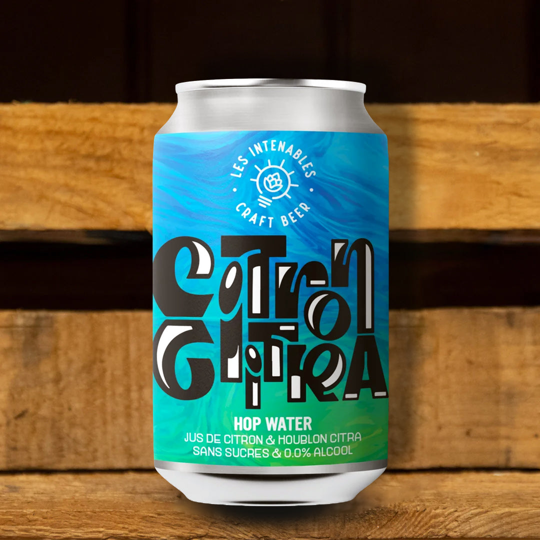 LES INTENABLES - Citron Citra - Hop Water - Can - 33cl