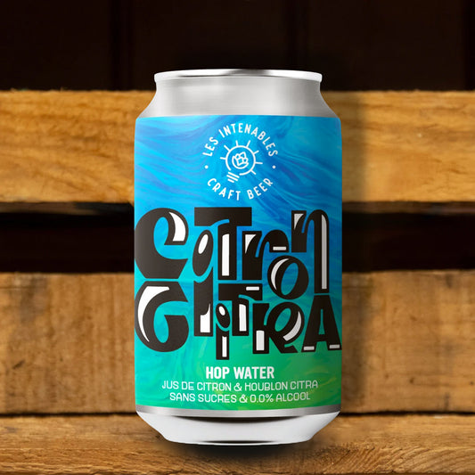 LES INTENABLES - Citron Citra - Hop Water - Can - 33cl