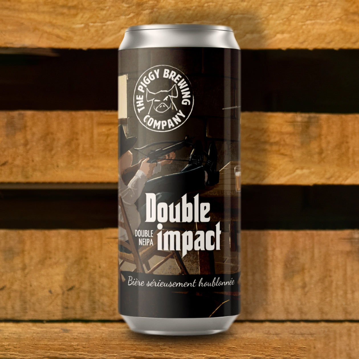 PIGGY BREWING - Double Impact - DIPA - Can - 44cl - EPIQ