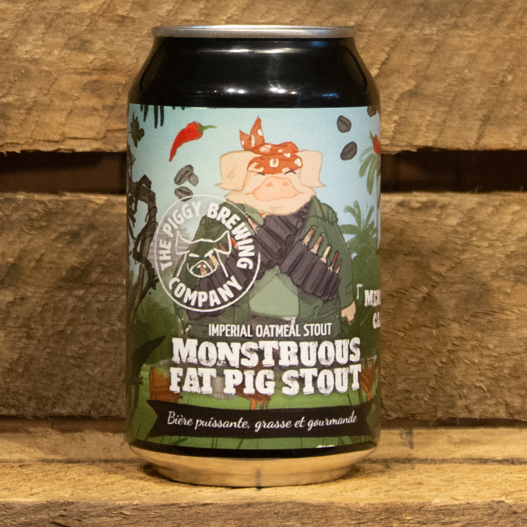 THE PIGGY BREWING - Monstruous Fat Pigg Stout Mexican Cake Edition - Can - 33cl