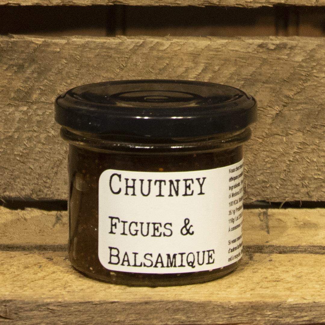 CHEZ DENIS - Chutney de Figues et Balsamique - Bocal - 90g