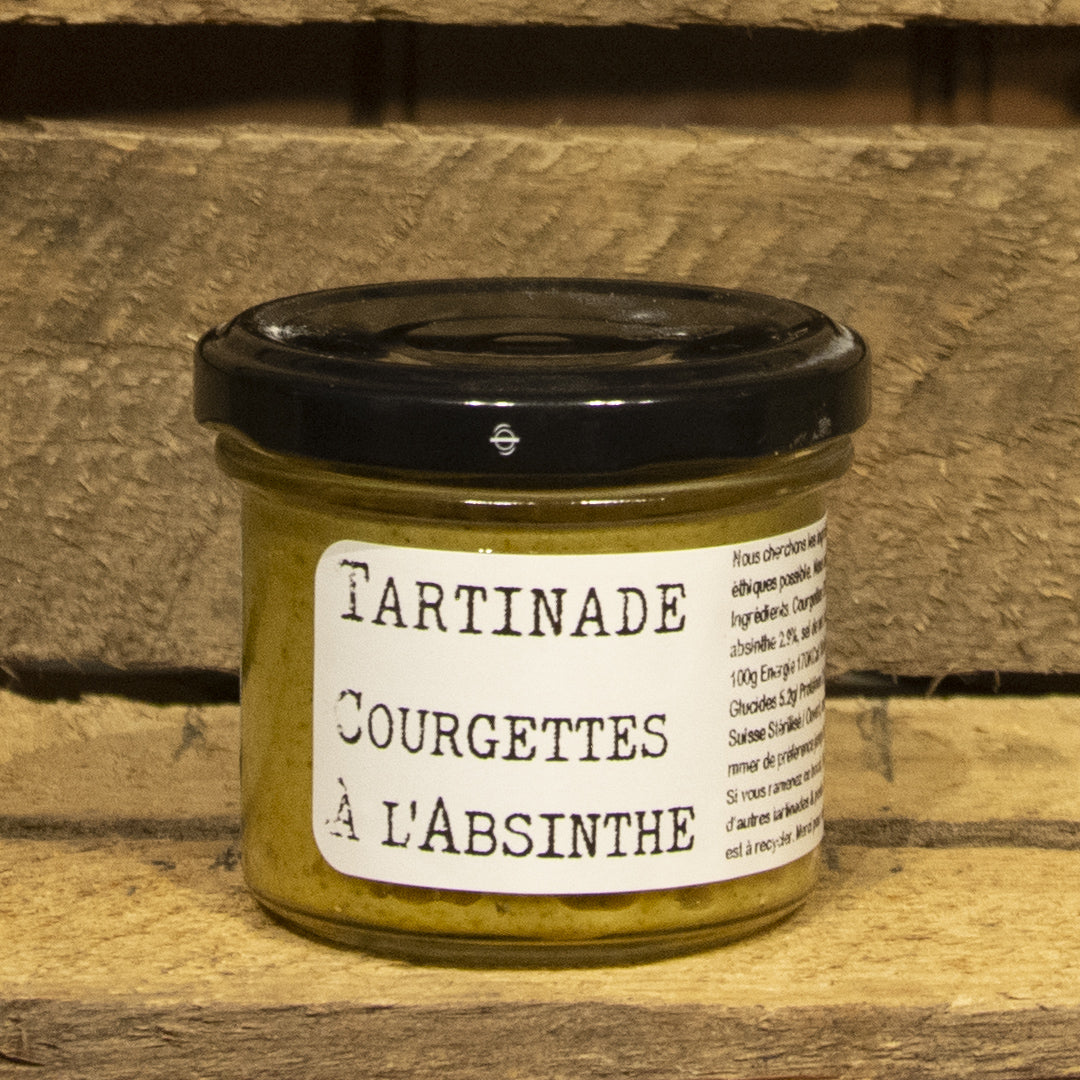 CHEZ DENIS - Tartinade aux Courgettes et à l'Absinthe - Bocal - 90g