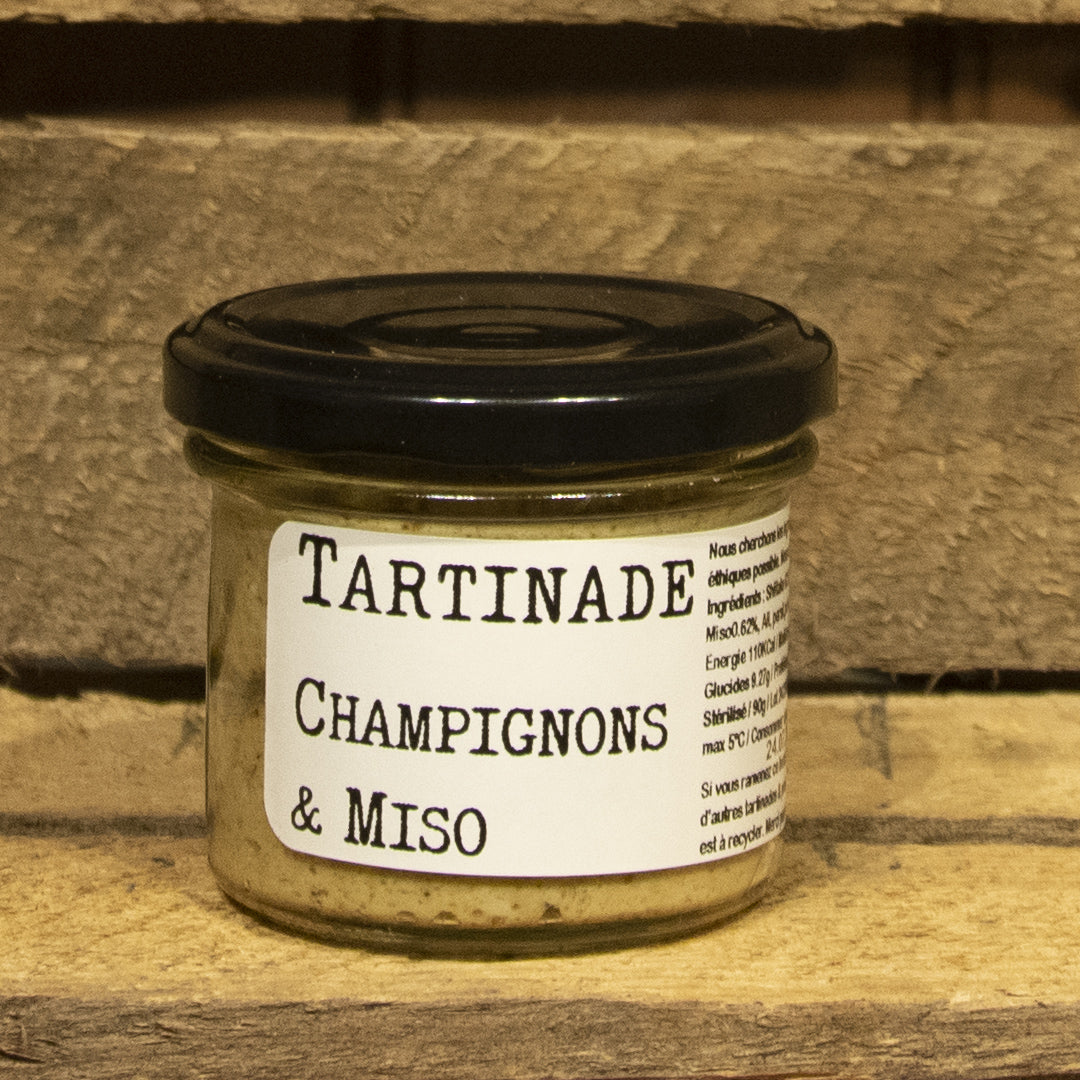 CHEZ DENIS - Tartinade de Champignons au Miso - Bocal - 90g