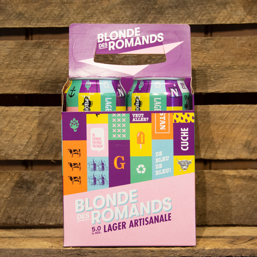 NEBULEUSE - Pack Blonde des Romands - Can - 4x50cl